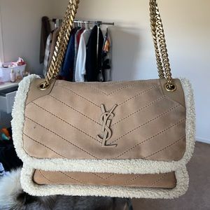 Womens Midsize YSL Sheepskin bag authentic